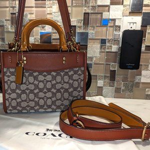 Coach Bag | New Rogue 25 In Signature Textile Jacquard